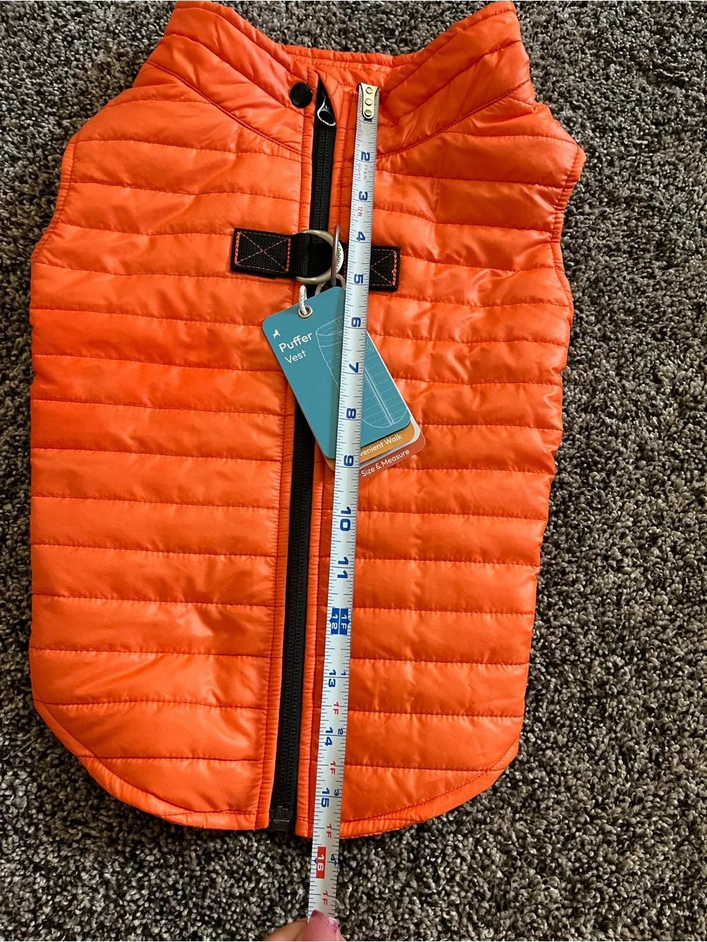 Dog puffer vest